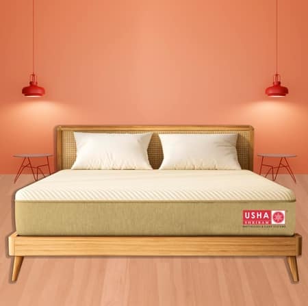 Usha Shriram AeroLatex Ortho Hybrid Double Size Mattress (Mattress Thickness: 6 Inches, Mattress Dimensions: 75 x 48 in)