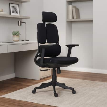 Merry Premium Ergonomic Office Chair High Back in Black Colour