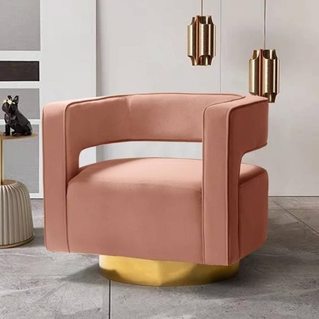 Alson Accent Chair in Pink Colour