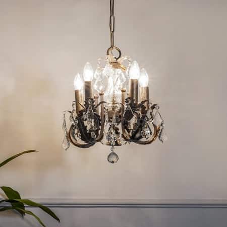 Fabia 3 Light Metal Chandelier