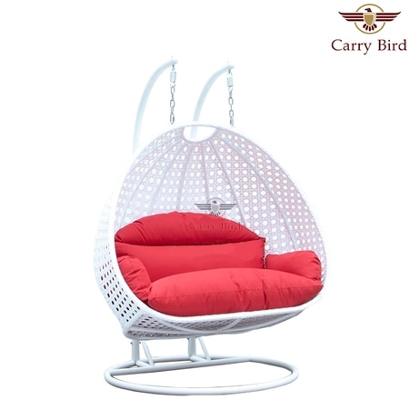 Zariah Metal Swing in White Color - with Stand