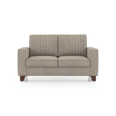 Apollo Neo 2 Seater Fabric Sofa in Mist Brown Colour (Back Height : Regular, Cushion Type : Soft)