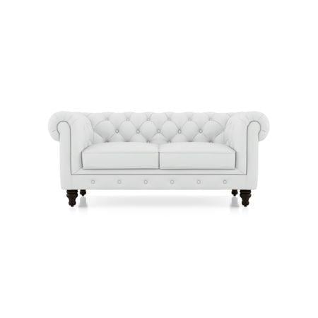 Winchester 2 Seater Premium Italian Leather Sofa In Polaris