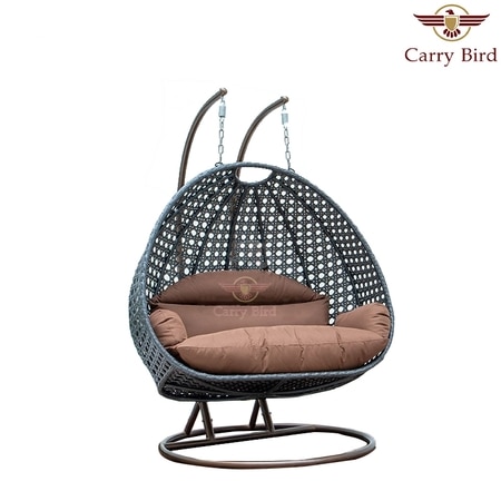 Danielle Metal Swing in Black Color - with Stand