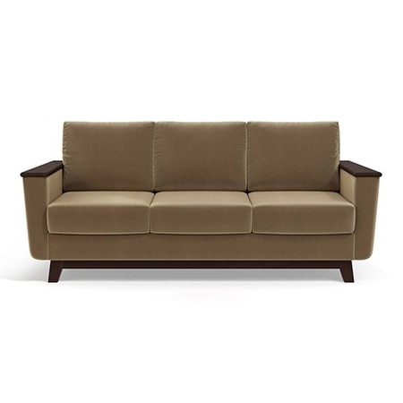 Corby Sofa Set (Colour: Fawn Velvet, Seater: 3+2+1+1)