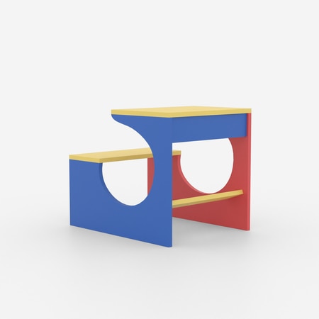 Montessori Toddler Activity Table & Chair in Multicolor