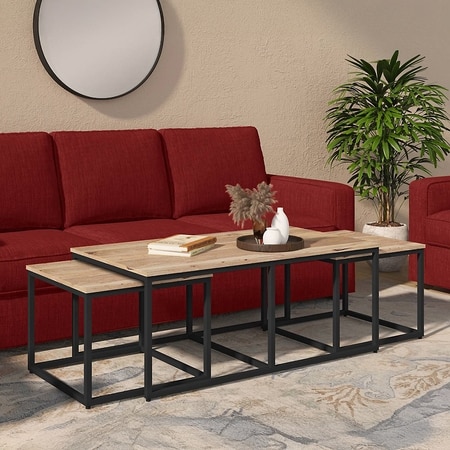 Sylvie Coffee Table -Finish - Natural -Bpc
