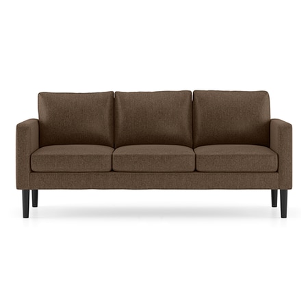 Liverpool 3 Seater Fabric Sofa in Mocha Colour