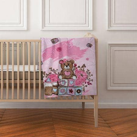 Threads Silky Touch Ultra Soft Babyhug Baby Mink Baby Blankets Boys & Girls 142 X 112 Cms