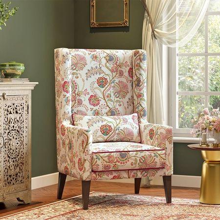 Morgen Lounge Chair In viva bloom Colour