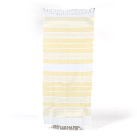 Lemon Stripe Cotton Bath Towel