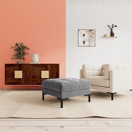 Lano Ottoman Color in Dark Grey