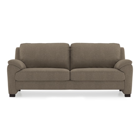 Farina Premium 3 Seater Fabric Sofa in Mist Brown Colour