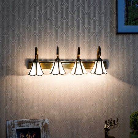 Galaxy Brass and Glass Wall Picture Light