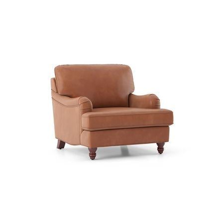 Ophelia 1 Seater Leatherette Sofa (Tan Leatherette)