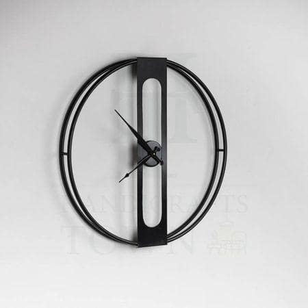 Modern Black Wall Clock