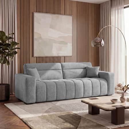 Basso 3 seater Sofa in Granite Weave