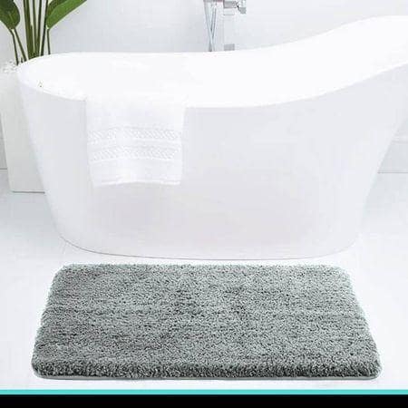 Bathmat 2500 GSM Microfiber Anti Skid Slip Water Absorbent Machine Washable and Quick Dry Vages Mats for Bathroom, Kitchen, Entrance
