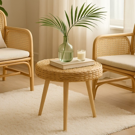 Hyancith  Outdoor Coffee Table In Natural Finish