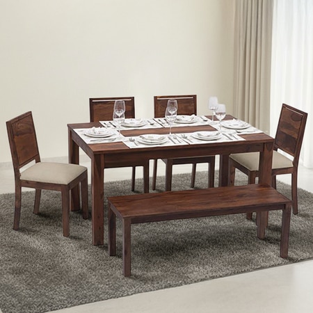 Arabia Oribi 6 Seater Dining Table With Capra Bench