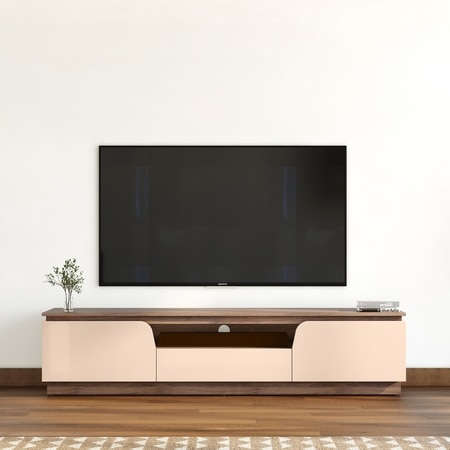 Sydney Modular TV Unit in Beige High Gloss Colour