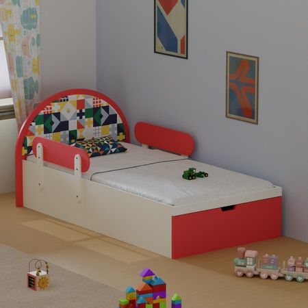 Sweet Slumber Toddler Bed in Red