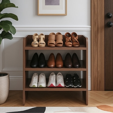 Amy Shoerack in Columbian Walnut Finish