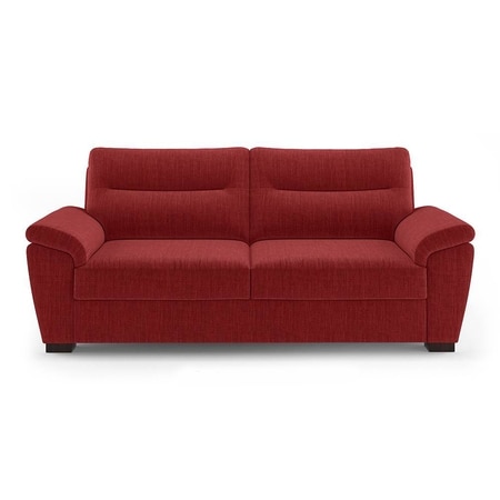Adelaide Premium 3 Seater Fabric Sofa in Salsa Red Colour