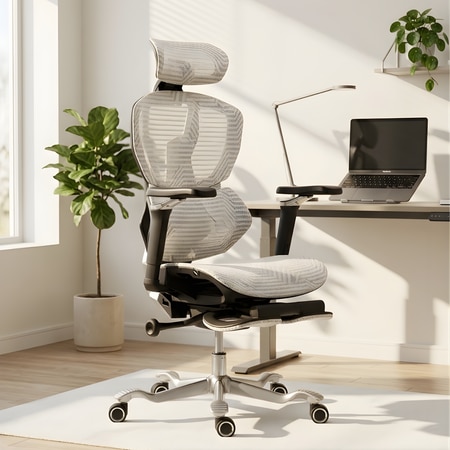 Megatron Premium Gaming Chair in Grey Colour