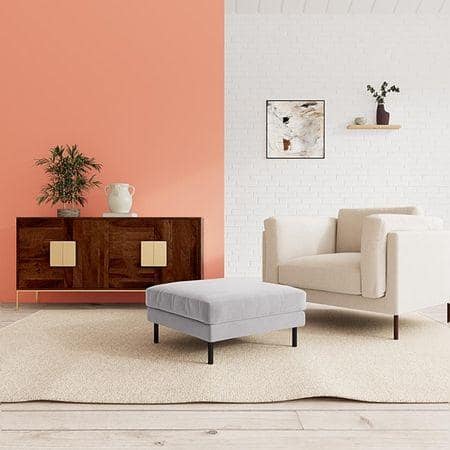 Munich Ottoman Color in Grey