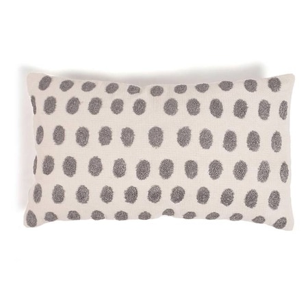 Aari Embroidered Cotton Lumbar Cushion Cover