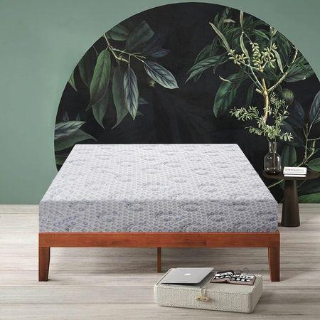 Nirvana Bamboo Fabric with Herb Fresh Technology 7 Zone 6 Inch Single Latex Foam Mattress L x W 72 inch x36 inch