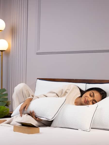 Fibrom Quilted 1 Piece Soft Pillow 16 x 24 Inches