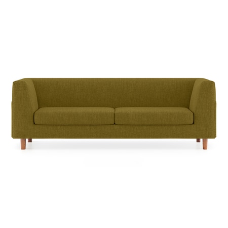 Rubik Premium 3 Seater Fabric Sofa in Olive Green Colour