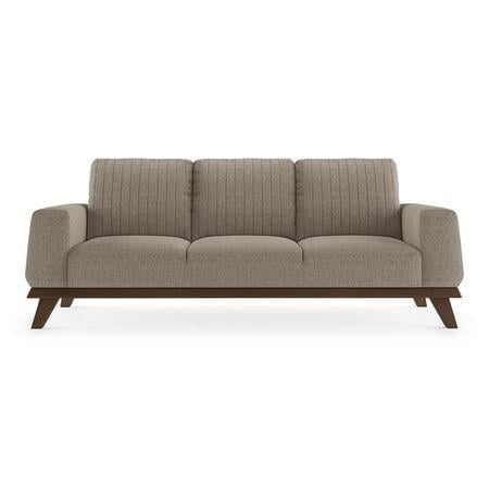 Granada Premium 3 Seater Fabric Sofa in Mist Brown Colour