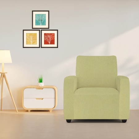 1 Seater Lime Green Sofa Cover