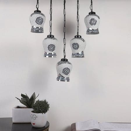 Devansh Solid Wood Electric Wall Light in Brown Colour with Multi Shade Count of 1 Light