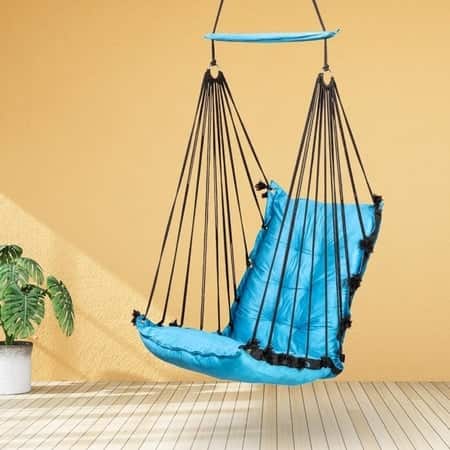 Swingzy Premium Hanging Swing Chair for Kids and Adults Sky Blue