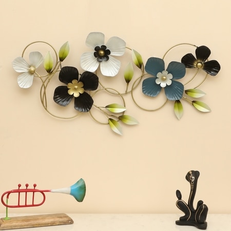 W-Remy Abstract Metal Wall Decor in Multicolor Set of 1