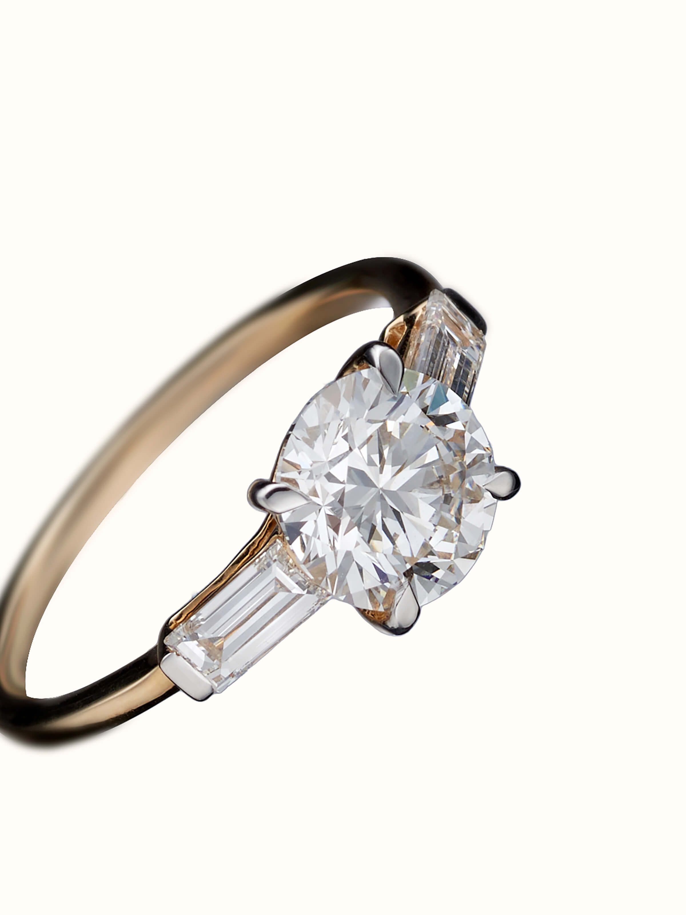 Open Setting 14 karat Gold Ring