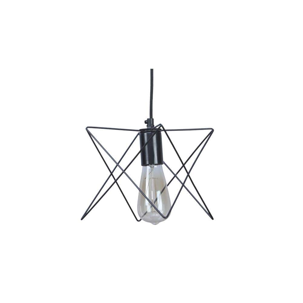 Nordic Black Vintage Metal Single Hanging Light