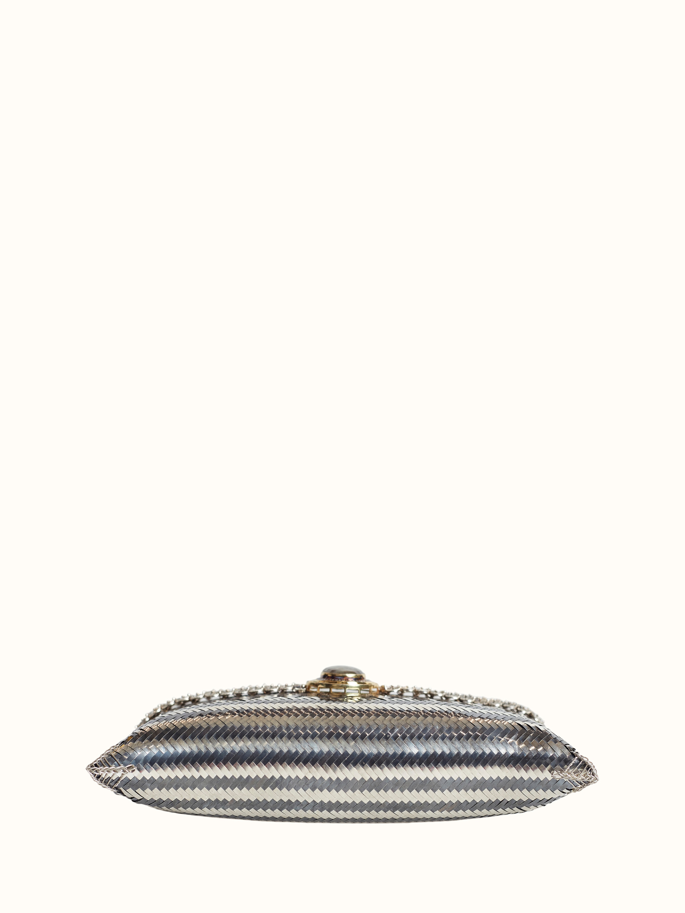 Close-up view of Silver Smithing Clutch