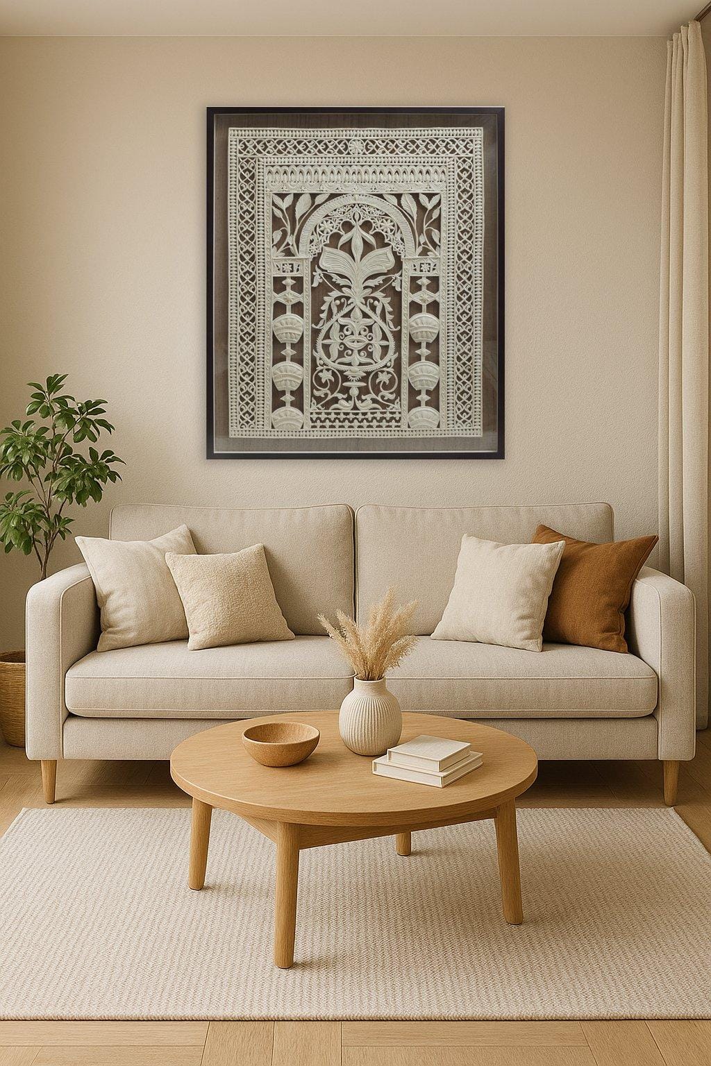 Sholapith Aagamya Wall Hanging