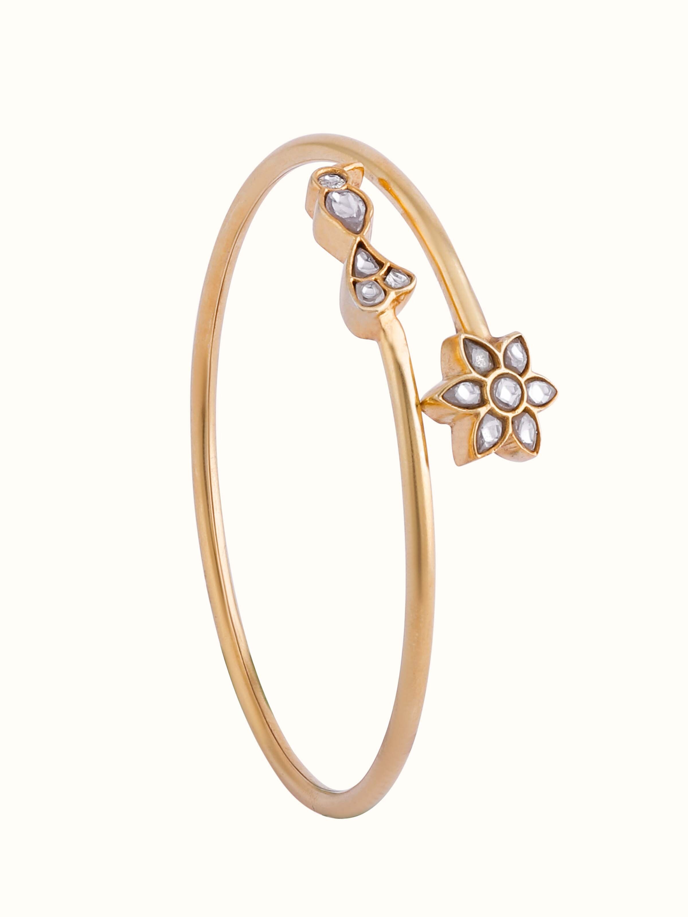 Front view of Silver Smithing Flexible Bracelet featuring fine silver detailing and flexible links