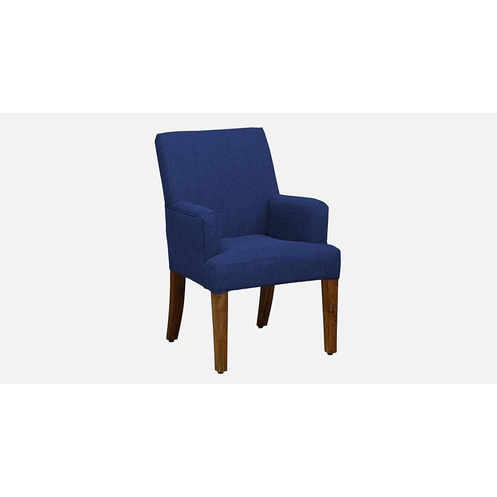 Bertly Accent chair Velvet in Navy Blue Color