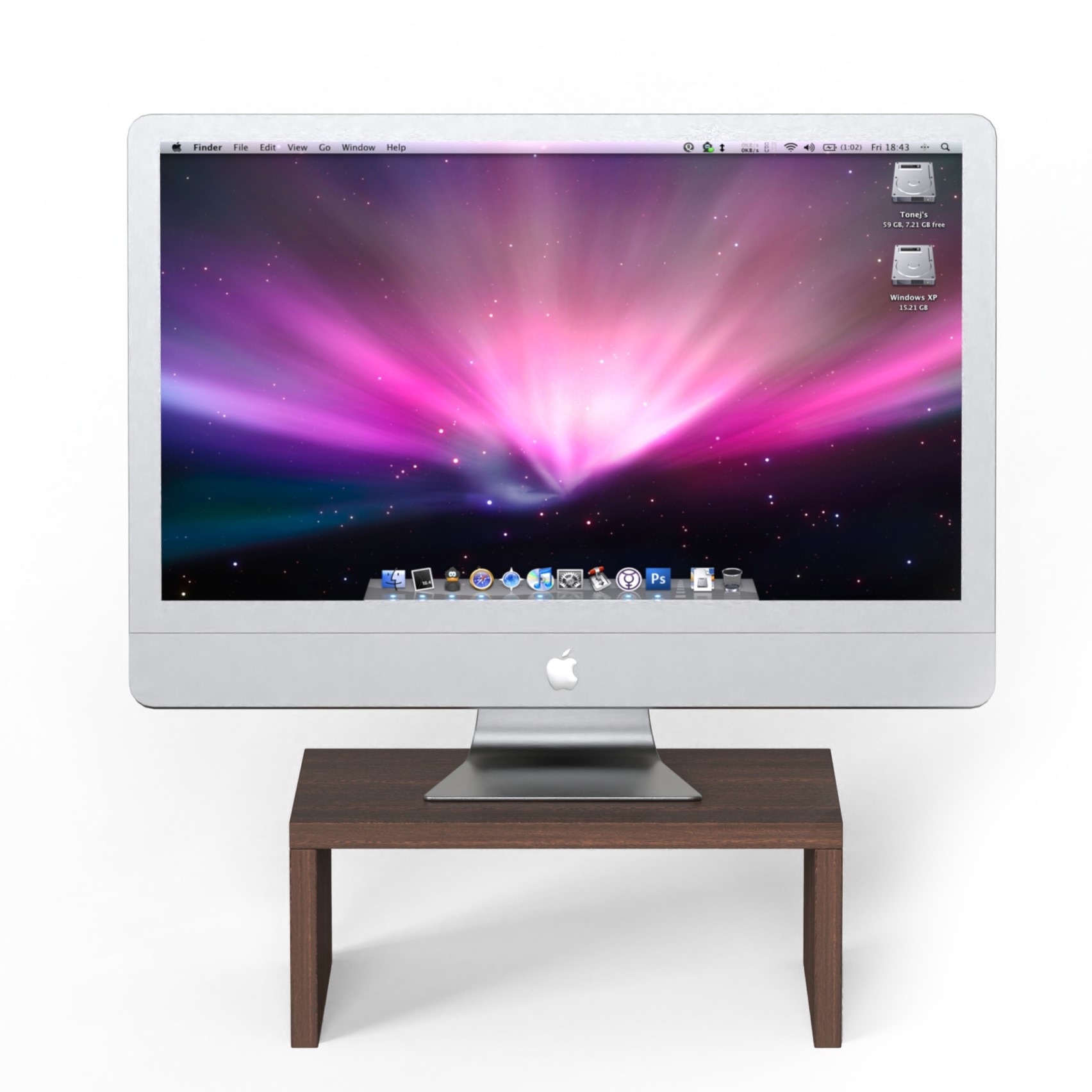 Wudville Bluewud Norel Monitor/Computer/PC/Screen Riser Stand for Home & Office (Wenge)