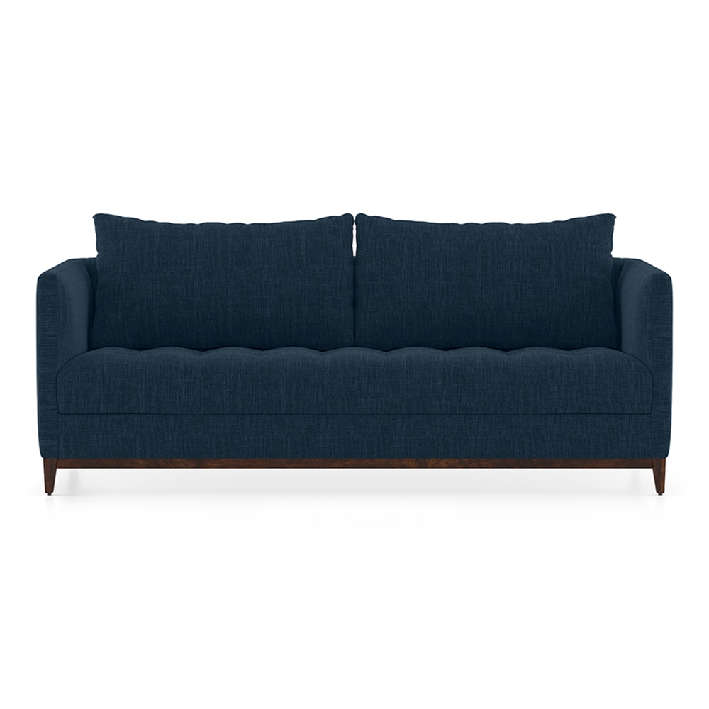 Florence Premium 3 Seater Fabric Sofa in Indigo Blue Colour