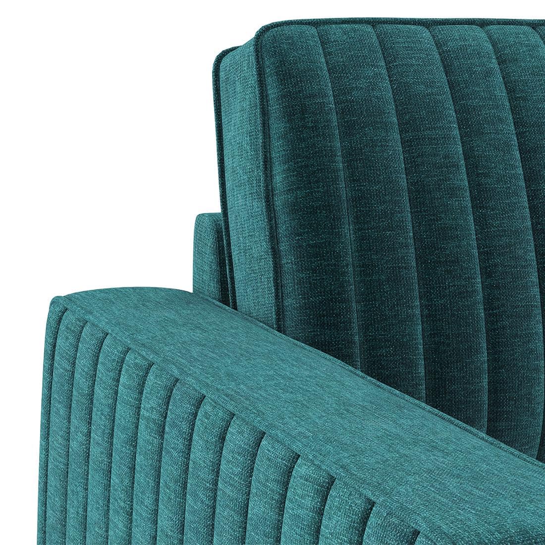 Apollo Neo 3 Seater Fabric Sofa in Malibu Colour (Back Height : Regular, Cushion Type : Hard)