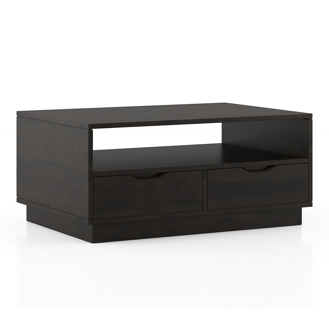Zephyr Storage Coffee Table in American Walnut Finish