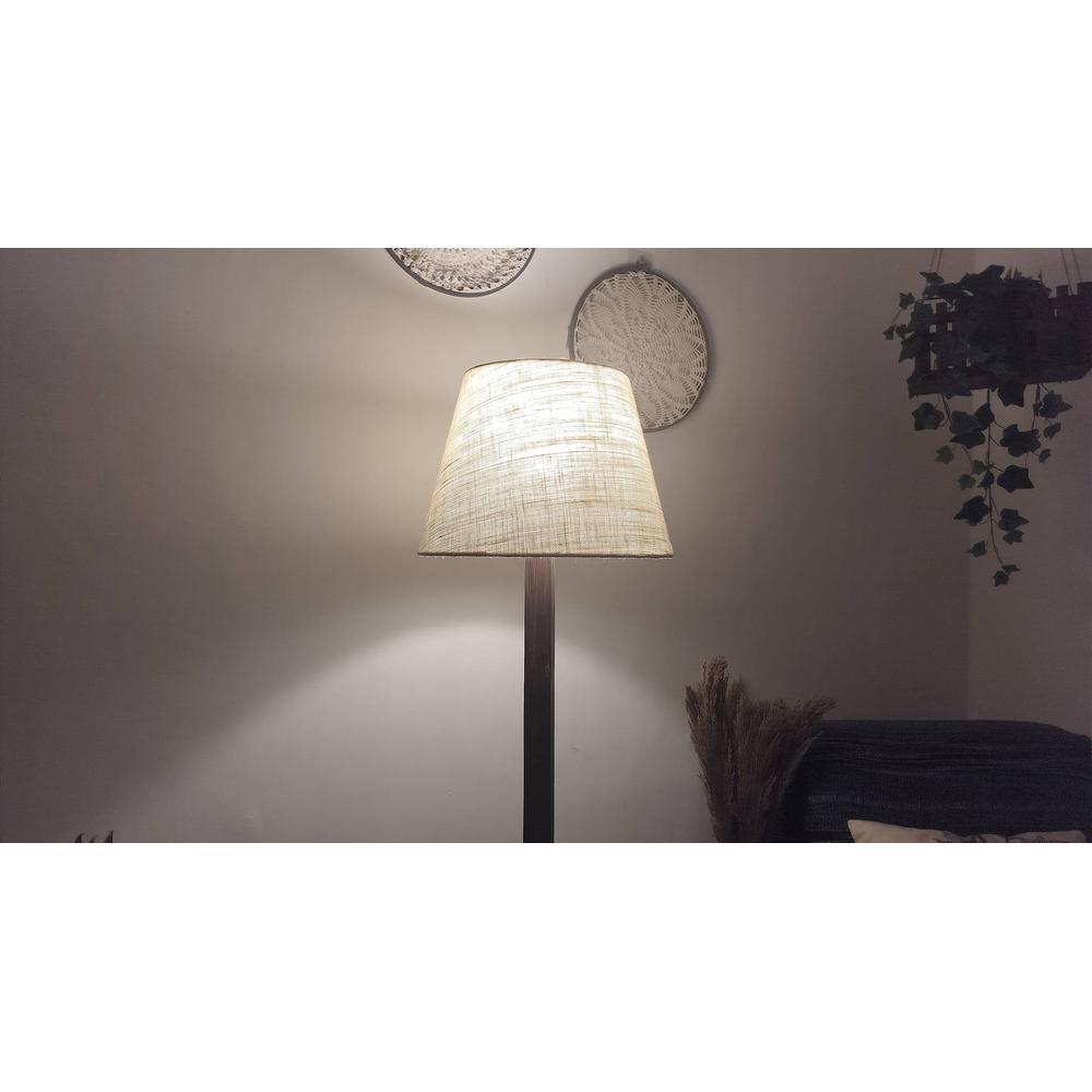 Trinca Beige Jute Floor Lamp with Beige Jute Base